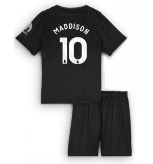 Tottenham Hotspur James Maddison #10 Bortedraktsett Barn 2025-26 Kortermet (+ Korte bukser)