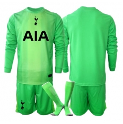 Tottenham Hotspur Keeper Hjemmedraktsett Barn 2025-26 Langermet (+ Korte bukser)
