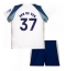 Tottenham Hotspur Micky van de Ven #37 Hjemmedraktsett Barn 2025-26 Kortermet (+ Korte bukser)