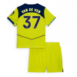Tottenham Hotspur Micky van de Ven #37 Tredjedraktsett Barn 2025-26 Kortermet (+ Korte bukser)