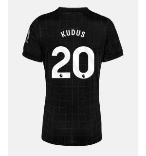 Tottenham Hotspur Mohammed Kudus #20 Bortedrakt Dame 2025-26 Kortermet