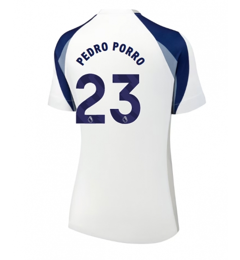 Tottenham Hotspur Pedro Porro #23 Hjemmedrakt Dame 2025-26 Kortermet Tottenham Hotspur Pedro Porro #23 Hjemmedrakt Dame 2025-26 Kortermet