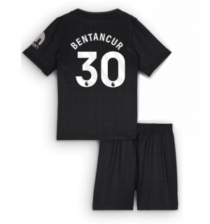 Tottenham Hotspur Rodrigo Bentancur #30 Bortedraktsett Barn 2025-26 Kortermet (+ Korte bukser)