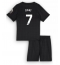 Tottenham Hotspur Xavi Simons #7 Bortedraktsett Barn 2025-26 Kortermet (+ Korte bukser)