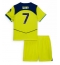 Tottenham Hotspur Xavi Simons #7 Tredjedraktsett Barn 2025-26 Kortermet (+ Korte bukser)