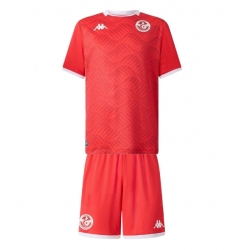 Tunisia Hjemmedraktsett Barn VM 2026 Kortermet (+ Korte bukser)