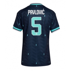 Tyskland Aleksandar Pavlovic #5 Bortedrakt Dame VM 2026 Kortermet