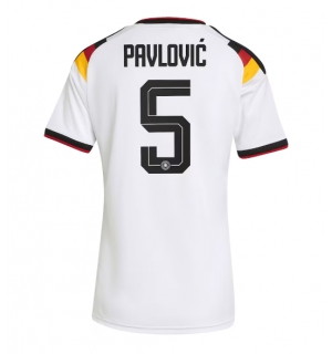 Tyskland Aleksandar Pavlovic #5 Hjemmedrakt Dame VM 2026 Kortermet