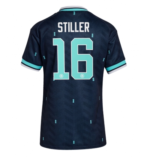 Tyskland Angelo Stiller #16 Bortedrakt Dame VM 2026 Kortermet Tyskland Angelo Stiller #16 Bortedrakt Dame VM 2026 Kortermet