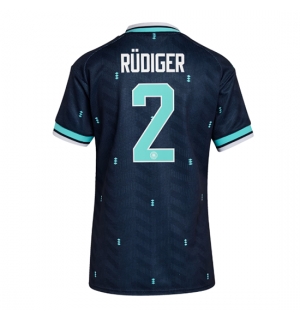 Tyskland Antonio Rudiger #2 Bortedrakt Dame VM 2026 Kortermet