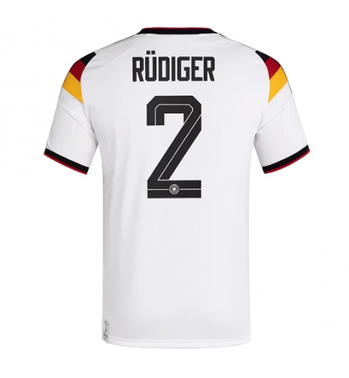 Tyskland Antonio Rudiger #2 Hjemmedrakt VM 2026 Kortermet Tyskland Antonio Rudiger #2 Hjemmedrakt VM 2026 Kortermet