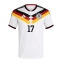 Tyskland Florian Wirtz #17 Hjemmedrakt VM 2026 Kortermet Tyskland Florian Wirtz #17 Hjemmedrakt VM 2026 Kortermet