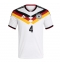 Tyskland Jonathan Tah #4 Hjemmedrakt VM 2026 Kortermet