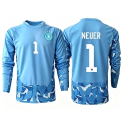 Tyskland Manuel Neuer #1 Keeper Bortedrakt VM 2026 Langermet