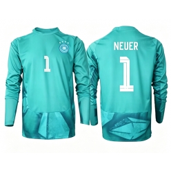 Tyskland Manuel Neuer #1 Keeper Hjemmedrakt VM 2026 Langermet