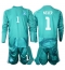 Tyskland Manuel Neuer #1 Keeper Hjemmedraktsett Barn VM 2026 Langermet (+ Korte bukser)