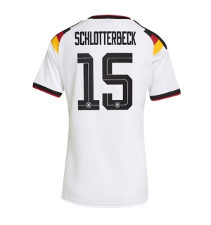 Tyskland Nico Schlotterbeck #15 Hjemmedrakt Dame VM 2026 Kortermet
