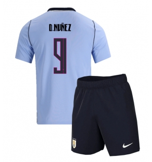 Uruguay Darwin Nunez #9 Hjemmedraktsett Barn VM 2026 Kortermet (+ Korte bukser)