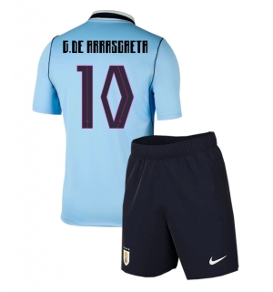 Uruguay Giorgian de Arrascaeta #10 Hjemmedraktsett Barn VM 2026 Kortermet (+ Korte bukser)