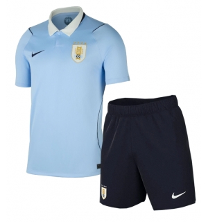 Uruguay Hjemmedraktsett Barn VM 2026 Kortermet (+ Korte bukser)