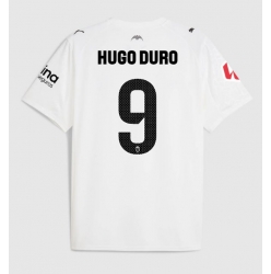 Valencia Hugo Duro #9 Hjemmedrakt 2025-26 Kortermet