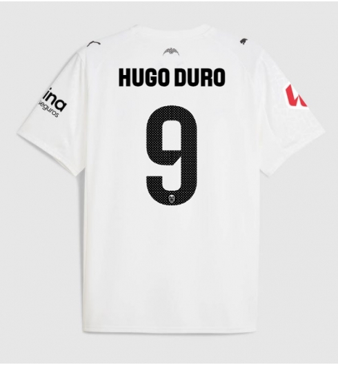 Valencia Hugo Duro #9 Hjemmedrakt 2025-26 Kortermet Valencia Hugo Duro #9 Hjemmedrakt 2025-26 Kortermet