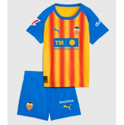 Valencia Tredjedraktsett Barn 2025-26 Kortermet (+ Korte bukser)