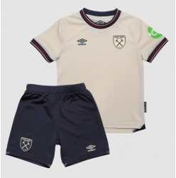 West Ham United Bortedraktsett Barn 2025-26 Kortermet (+ Korte bukser)