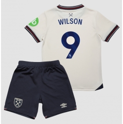 West Ham United Callum Wilson #9 Bortedraktsett Barn 2025-26 Kortermet (+ Korte bukser)