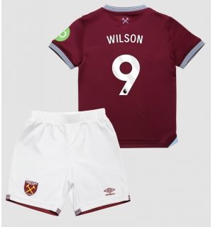 West Ham United Callum Wilson #9 Hjemmedraktsett Barn 2025-26 Kortermet (+ Korte bukser)