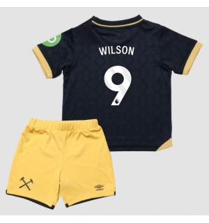 West Ham United Callum Wilson #9 Tredjedraktsett Barn 2025-26 Kortermet (+ Korte bukser)