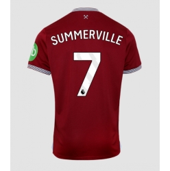 West Ham United Crysencio Summerville #7 Hjemmedrakt 2025-26 Kortermet