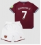 West Ham United Crysencio Summerville #7 Hjemmedraktsett Barn 2025-26 Kortermet (+ Korte bukser)