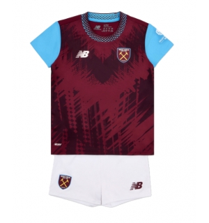 West Ham United Hjemmedraktsett Barn 2026-27 Kortermet (+ Korte bukser)