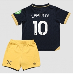 West Ham United Lucas Paqueta #10 Tredjedraktsett Barn 2025-26 Kortermet (+ Korte bukser)