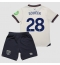 West Ham United Tomas Soucek #28 Bortedraktsett Barn 2025-26 Kortermet (+ Korte bukser)