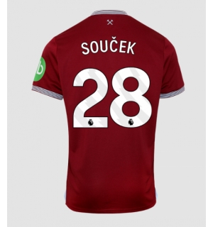 West Ham United Tomas Soucek #28 Hjemmedrakt 2025-26 Kortermet