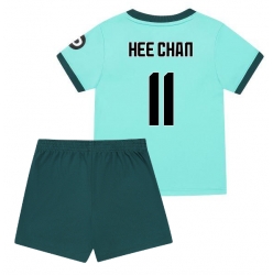 Wolves Hee-chan Hwang #11 Bortedraktsett Barn 2025-26 Kortermet (+ Korte bukser)
