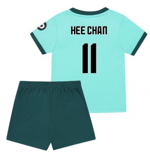 Wolves Hee-chan Hwang #11 Bortedraktsett Barn 2025-26 Kortermet (+ Korte bukser)