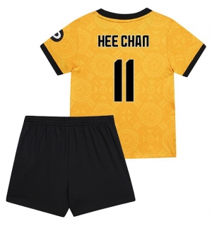 Wolves Hee-chan Hwang #11 Hjemmedraktsett Barn 2025-26 Kortermet (+ Korte bukser)