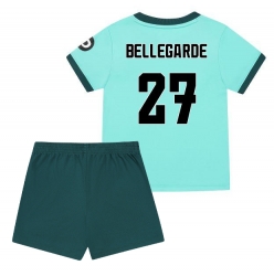 Wolves Jean-Ricner Bellegarde #27 Bortedraktsett Barn 2025-26 Kortermet (+ Korte bukser)