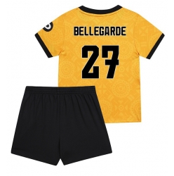 Wolves Jean-Ricner Bellegarde #27 Hjemmedraktsett Barn 2025-26 Kortermet (+ Korte bukser)