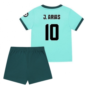 Wolves Jhon Arias #10 Bortedraktsett Barn 2025-26 Kortermet (+ Korte bukser)