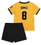 Wolves Joao Gomes #8 Hjemmedraktsett Barn 2025-26 Kortermet (+ Korte bukser)