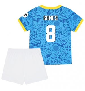 Wolves Joao Gomes #8 Tredjedraktsett Barn 2025-26 Kortermet (+ Korte bukser)