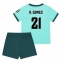 Wolves Rodrigo Gomes #21 Bortedraktsett Barn 2025-26 Kortermet (+ Korte bukser)