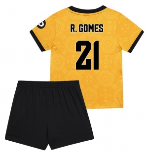 Wolves Rodrigo Gomes #21 Hjemmedraktsett Barn 2025-26 Kortermet (+ Korte bukser)