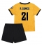 Wolves Rodrigo Gomes #21 Hjemmedraktsett Barn 2025-26 Kortermet (+ Korte bukser)