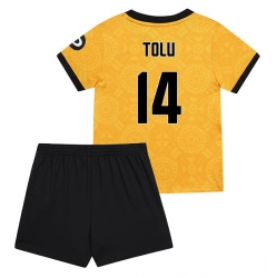 Wolves Tolu Arokodare #14 Hjemmedraktsett Barn 2025-26 Kortermet (+ Korte bukser)