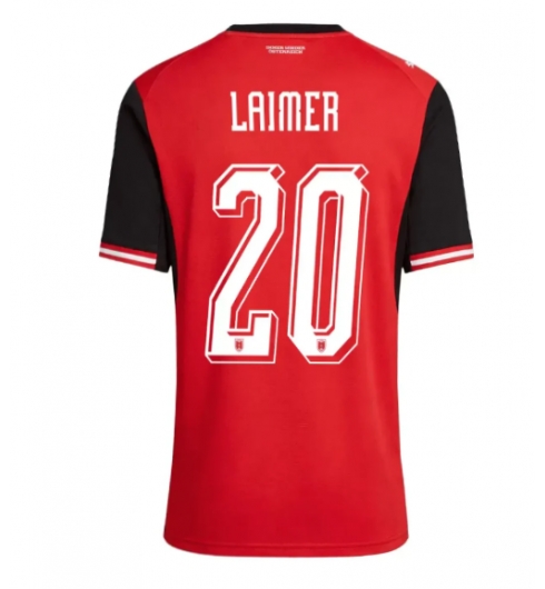 Østerrike Konrad Laimer #20 Hjemmedrakt Dame VM 2026 Kortermet Østerrike Konrad Laimer #20 Hjemmedrakt Dame VM 2026 Kortermet